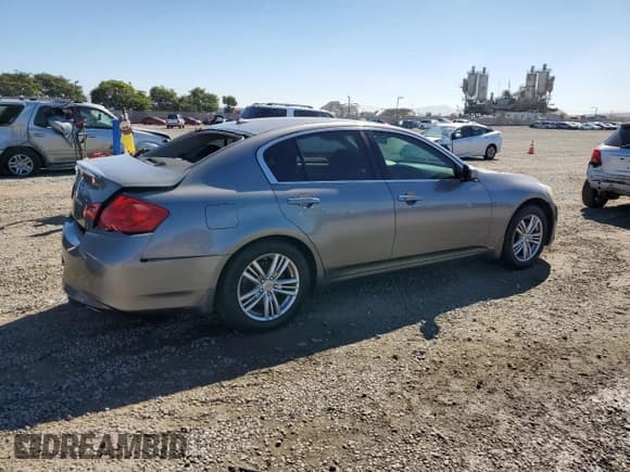 ✅ 2011 Infiniti G25 • VIN: JN1DV6AP2BM600986 • Lot: 86899245. Listed on Copart with 117,256 mi. Free auction sales archive from the USA and detailed vehicle history report at DreamBid. Image 3.
