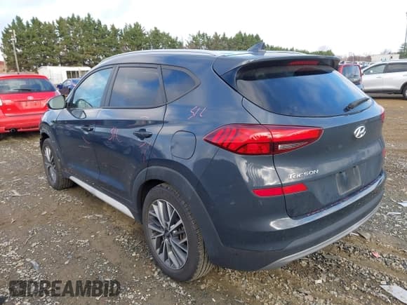 ✅ 2019 Hyundai Tucson Limited • VIN: KM8J33AL4KU035685 • Lot: 43773795. Listed on IAAI with 87,586 mi. Free auction sales archive from the USA and detailed vehicle history report at DreamBid. Image 3.