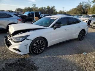 2020 Hyundai Sonata SEL Plus с VIN 5NPEJ4J22LH017724, выставлен на аукционе Copart как лот 86689215 с пробегом 62 117 миль миль и Списание • Salvage title. История ставок и продаж доступна на DreamBid. Изображение 1.