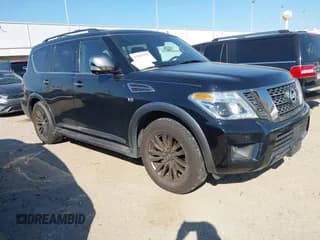 ✅ 2018 Nissan Armada Platinum • VIN: JN8AY2NF9J9332266 • Lot: 43412318. Listed on IAAI with 132,292 mi. Free auction sales archive from the USA and detailed vehicle history report at DreamBid. Image 1.