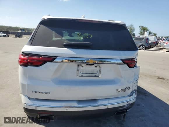 2022 Chevrolet Traverse High Country z VIN 1GNERNKW1NJ174405, wystawiony jako Copart lot #55285865 z przebiegiem 257 205 mil mil oraz Nie do naprawy • Non repairable. Historia ofert i sprzedaży dostępna na DreamBid. Obrazek 6.