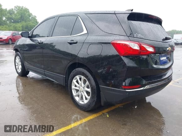 ✅ 2020 Chevrolet Equinox LT • VIN: 2GNAXJEV2L6168333 • Lot: 42180108. Listed on IAAI with 56,794 mi. Free auction sales archive from the USA and detailed vehicle history report at DreamBid. Image 3.