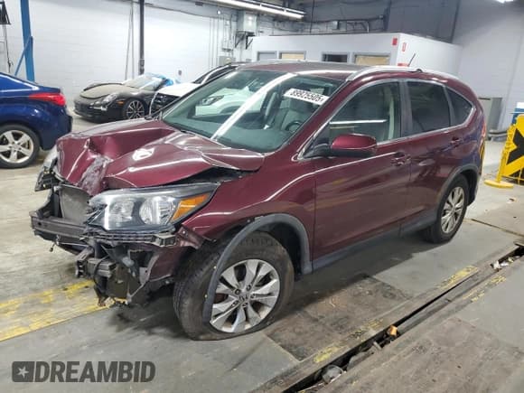 ✅ 2013 Honda CR-V EX-L • VIN: 5J6RM4H77DL031846 • Lot: 89925505. Listed on Copart with Not provided. Free auction sales archive from the USA and detailed vehicle history report at DreamBid. Image 1.