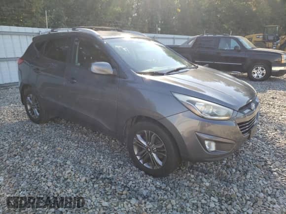 2014 Hyundai Tucson Limited z VIN KM8JUCAGXEU933079, wystawiony jako Copart lot #71709665 z przebiegiem 136 181 mil mil oraz Czysty tytuł • Clean title. Historia ofert i sprzedaży dostępna na DreamBid. Obrazek 4.