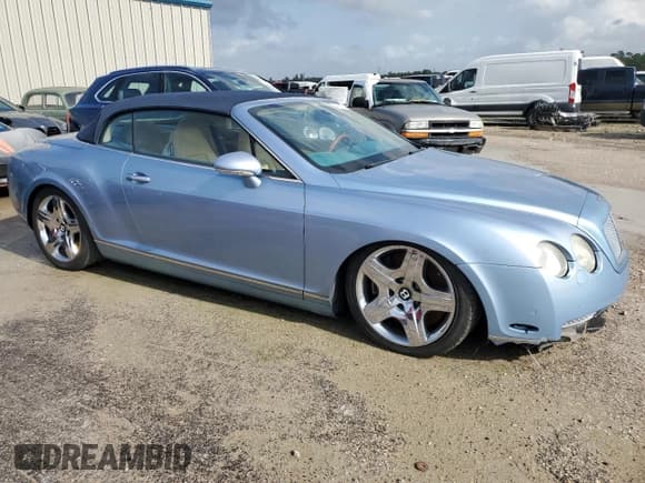 ✅ 2007 Bentley Continental GT • VIN: SCBDR33W97C047709 • Lot: 78553314. Listed on Copart with 44,261 mi. Free auction sales archive from the USA and detailed vehicle history report at DreamBid. Image 4.