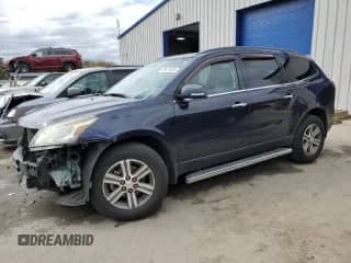 2015 Chevrolet Traverse LT z VIN 1GNKRHKD2FJ348129, wystawiony jako Copart lot #85601495 z przebiegiem 102 579 mil mil oraz Szkoda całkowita • Salvage title. Historia ofert i sprzedaży dostępna na DreamBid. Obrazek 1.