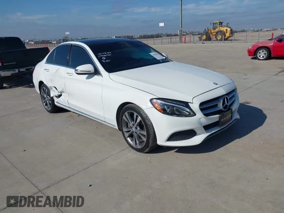 ✅ 2017 Mercedes-Benz C 300 • VIN: 55SWF4KB6HU205610 • Lot: 41074634. Listed on IAAI with 123,886 mi. Free auction sales archive from the USA and detailed vehicle history report at DreamBid. Image 1.