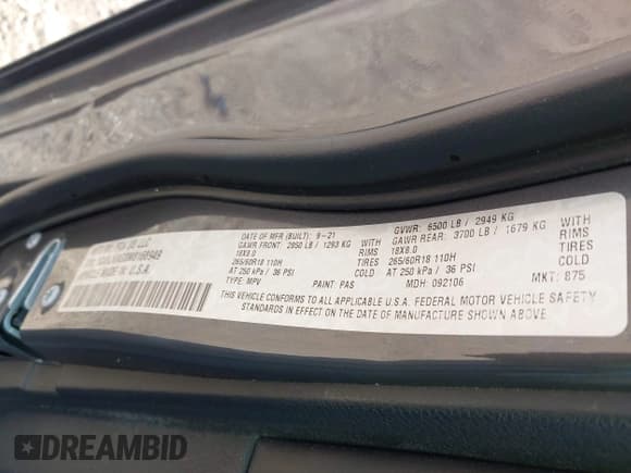 ✅ 2021 Jeep Grand Cherokee Laredo • VIN: 1C4RJKAG0M8168949 • Lot: 43416786. Listed on IAAI with 89,859 mi. Free auction sales archive from the USA and detailed vehicle history report at DreamBid. Image 9.