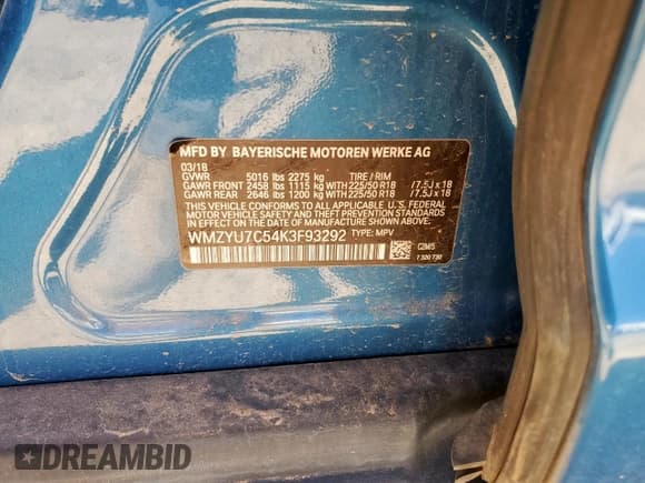 ✅ 2019 MINI Countryman Cooper S E • VIN: WMZYU7C54K3F93292 • Лот: 66477925. Опубликован ранее на Copart с пробегом 69 838 миль. Бесплатный доступ к архиву аукционных продаж из США и подробный отчёт об истории автомобиля на DreamBid. Изображение 12.