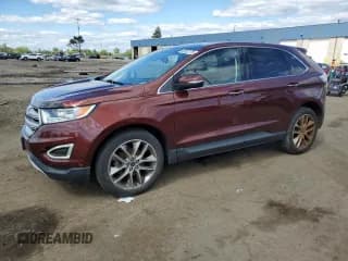✅ 2016 Ford Edge Titanium • VIN: 2FMPK3K92GBB03334 • Lot: 69412175. Listed on Copart with 130,609 mi. Free auction sales archive from the USA and detailed vehicle history report at DreamBid. Image 1.