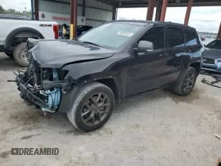 2021 Jeep Grand Cherokee 80th Anniversary с VIN 1C4RJEBG7MC680141, выставлен на аукционе Copart как лот 80303425 с пробегом 117 176 миль миль и На запчасти • Non repairable. История ставок и продаж доступна на DreamBid. Изображение 1.