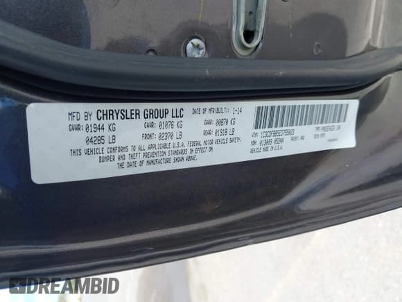 ✅ 2014 Dodge Dart SXT • VIN: 1C3CDFBB5ED755023 • Lot: 42224510. Listed on IAAI with 69,931 mi. Free auction sales archive from the USA and detailed vehicle history report at DreamBid. Image 9.