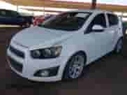 2013 Chevrolet Sonic LT with VIN 1G1JD6SBXD4222966, listed as a IAAI auction lot 42575707 with 140,605 mi miles and . Bid and sale history available at DreamBid. Image 17.