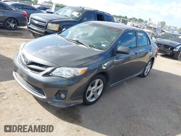 ✅ 2012 Toyota Corolla L • VIN: 5YFBU4EE6CP007490 • Lot: 43316998. Listed on IAAI with 276,505 mi. Free auction sales archive from the USA and detailed vehicle history report at DreamBid. Image 2.