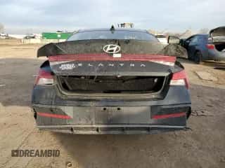 2025 Hyundai Elantra SEL Convenience with VIN KMHLS4DG0SU880663, listed as a Copart auction lot 87740015 with 4,858 mi miles and Salvage title. Bid and sale history available at DreamBid. Image 6.