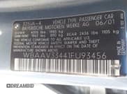 ✅ 2001 BMW 3 Series 325i • VIN: WBAAV33441FU93456 • Lot: 42249881. Listed on IAAI with Not provided. Free auction sales archive from the USA and detailed vehicle history report at DreamBid. Image 9.