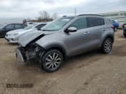 ✅ 2018 Kia Sportage EX • VIN: KNDPNCAC6J7384899 • Lot: 53459515. Listed on Copart with 49,229 mi. Free auction sales archive from the USA and detailed vehicle history report at DreamBid. Image 1.