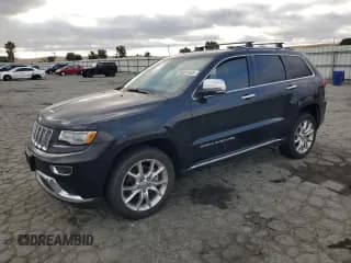 ✅ 2014 Jeep Grand Cherokee Summit • VIN: 1C4RJFJM5EC333907 • Lot: 80031055. Listed on Copart with 90,287 mi. Free auction sales archive from the USA and detailed vehicle history report at DreamBid. Image 1.