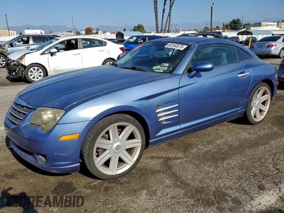 ✅ 2005 Chrysler Crossfire Limited • VIN: 1C3AN69L45X026657 • Лот: 95160575. Опубликован ранее на Copart с пробегом 186 005 миль. Бесплатный доступ к архиву аукционных продаж из США и подробный отчёт об истории автомобиля на DreamBid. Изображение 1.