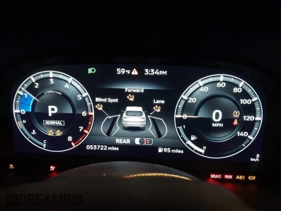 ✅ 2022 Mitsubishi Outlander SEL • VIN: JA4J4VA80NZ073506 • Lot: 43682538. Listed on IAAI with 53,722 mi. Free auction sales archive from the USA and detailed vehicle history report at DreamBid. Image 7.