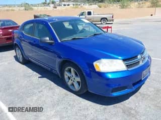 ✅ 2012 Dodge Avenger SE • VIN: 1C3CDZAB2CN322821 • Lot: 43078318. Listed on IAAI with 180,488 mi. Free auction sales archive from the USA and detailed vehicle history report at DreamBid. Image 1.