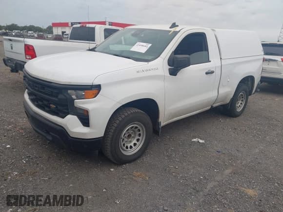 ✅ 2023 Chevrolet Silverado 1500 Work Truck • VIN: 3GCNAAEK4PG347811 • Lot: 43458685. Listed on IAAI with 184,059 mi. Free auction sales archive from the USA and detailed vehicle history report at DreamBid. Image 2.