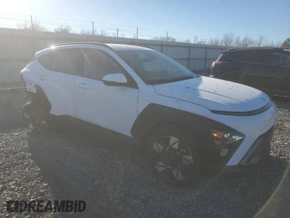 2024 Hyundai Kona SEL with VIN KM8HB3AB2RU080451, listed as a Copart auction lot 88164705 with 12,289 mi miles and Salvage title. Bid and sale history available at DreamBid. Image 4.
