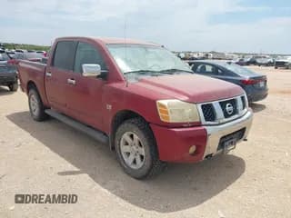 ✅ 2004 Nissan Titan LE • VIN: 1N6AA07B04N502778 • Lot: 42950473. Wystawiony na IAAI z przebiegiem 208 288 mil. Bezpłatny archiwum sprzedaży aukcyjnych z USA i szczegółowy raport historii pojazdu na DreamBid. Zdjęcie 1.