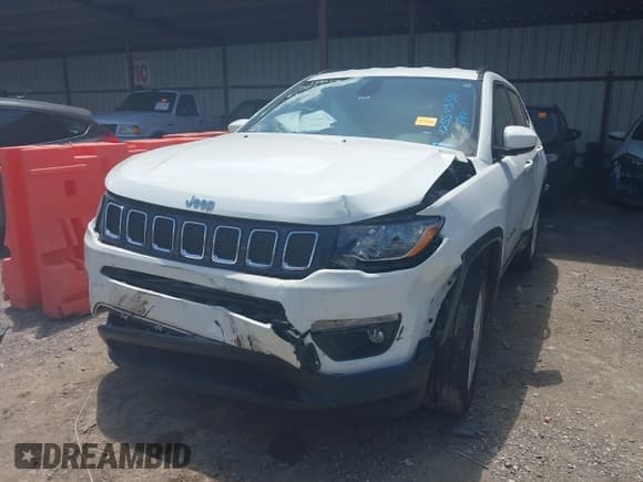 ✅ 2021 Jeep Compass Altitude • VIN: 3C4NJDBB0MT600115 • Lot: 42554350. Listed on IAAI with 68,909 mi. Free auction sales archive from the USA and detailed vehicle history report at DreamBid. Image 2.