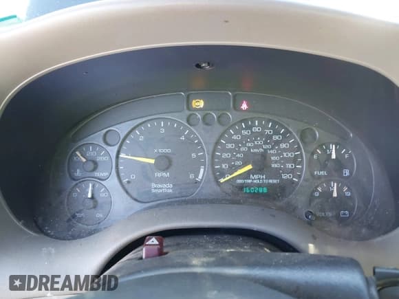 ✅ 2001 Oldsmobile Bravada • VIN: 1GHDT13W312117182 • Lot: 41457726. Wystawiony na IAAI z przebiegiem 160 288 mil. Bezpłatny archiwum sprzedaży aukcyjnych z USA i szczegółowy raport historii pojazdu na DreamBid. Zdjęcie 7.