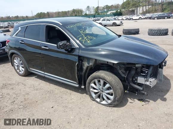 ✅ 2019 Infiniti QX50 Luxe • VIN: 3PCAJ5M30KF143733 • Lot: 42115592. Listed on IAAI with 47,225 mi. Free auction sales archive from the USA and detailed vehicle history report at DreamBid. Image 1.