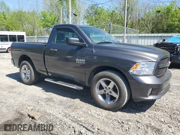 2017 Ram 1500 Tradesman with VIN 3C6JR7AGXHG735887, listed as a Copart auction lot 51837095 with 100,923 mi miles and Salvage title. Bid and sale history available at DreamBid. Image 4.