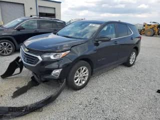 2021 Chevrolet Equinox LT z VIN 3GNAXUEV0ML401446, wystawiony jako Copart lot #80210835 z przebiegiem 51 661 mil mil oraz Szkoda całkowita • Salvage title. Historia ofert i sprzedaży dostępna na DreamBid. Obrazek 1.