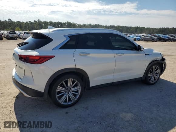 ✅ 2021 Infiniti QX50 Sensory • VIN: 3PCAJ5CA1MF112624 • Lot: 71922295. Wystawiony na Copart z przebiegiem 70 356 mil. Bezpłatny archiwum sprzedaży aukcyjnych z USA i szczegółowy raport historii pojazdu na DreamBid. Zdjęcie 3.