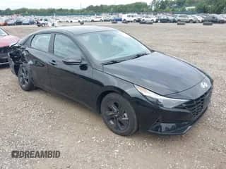 2023 Hyundai Elantra Blue with VIN KMHLM4AJ8PU086964, listed as a IAAI auction lot 43187641 with 20,617 mi miles and . Bid and sale history available at DreamBid. Image 1.