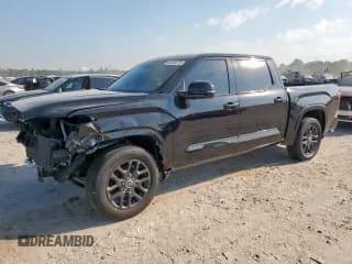 ✅ 2023 Toyota Tundra Platinum Hybrid • VIN: 5TFNC5DBXPX024670 • Lot: 84730725. Listed on Copart with 28,209 mi. Free auction sales archive from the USA and detailed vehicle history report at DreamBid. Image 1.