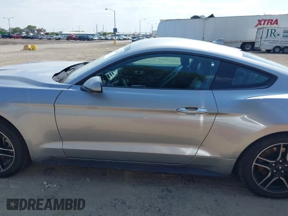 ✅ 2023 Ford Mustang EcoBoost • VIN: 1FA6P8THXP5102382 • Lot: 43256248. Listed on IAAI with 45,370 mi. Free auction sales archive from the USA and detailed vehicle history report at DreamBid. Image 15.
