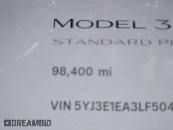 ✅ 2020 Tesla Model 3 Standard Range Plus • VIN: 5YJ3E1EA3LF504232 • Лот: 42385658. Опубликован ранее на IAAI с пробегом 98 400 миль. Бесплатный доступ к архиву аукционных продаж из США и подробный отчёт об истории автомобиля на DreamBid. Изображение 15.