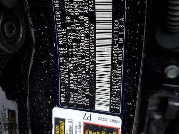 ✅ 2016 Toyota Camry XLE • VIN: 4T1BF1FK9GU150547 • Лот: 87431295. Опубликован ранее на Copart с пробегом Не указан. Бесплатный доступ к архиву аукционных продаж из США и подробный отчёт об истории автомобиля на DreamBid. Изображение 12.