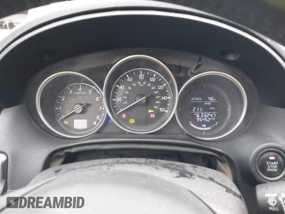 ✅ 2016 Mazda CX-5 Grand Touring • VIN: JM3KE4DY2G0763608 • Lot: 43864275. Wystawiony na IAAI z przebiegiem 95 452 mil. Bezpłatny archiwum sprzedaży aukcyjnych z USA i szczegółowy raport historii pojazdu na DreamBid. Zdjęcie 7.