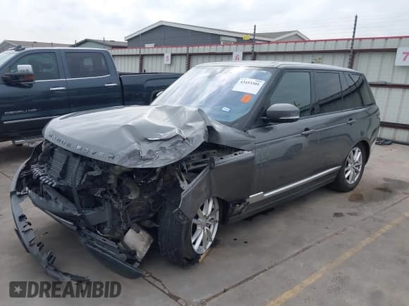 ✅ 2016 Land Rover Range Rover • VIN: SALGR2KF2GA316871 • Lot: 43453301. Listed on IAAI with 135,525 mi. Free auction sales archive from the USA and detailed vehicle history report at DreamBid. Image 2.