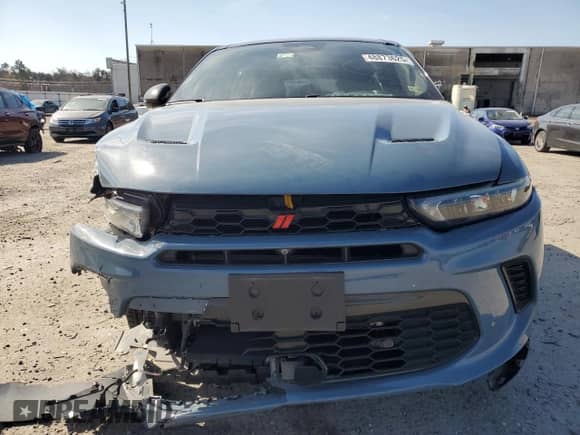 2023 Dodge Hornet GT Plus with VIN ZACNDFBN6P3A07990, listed as a Copart auction lot 48873625 with 13,571 mi miles and Salvage title. Bid and sale history available at DreamBid. Image 5.