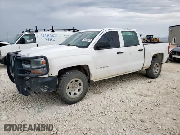 ✅ 2018 Chevrolet Silverado 1500 Work Truck • VIN: 3GCUKNEC9JG154554 • Lot: 82089355. Wystawiony na Copart z przebiegiem 101 987 mil. Bezpłatny archiwum sprzedaży aukcyjnych z USA i szczegółowy raport historii pojazdu na DreamBid. Zdjęcie 1.