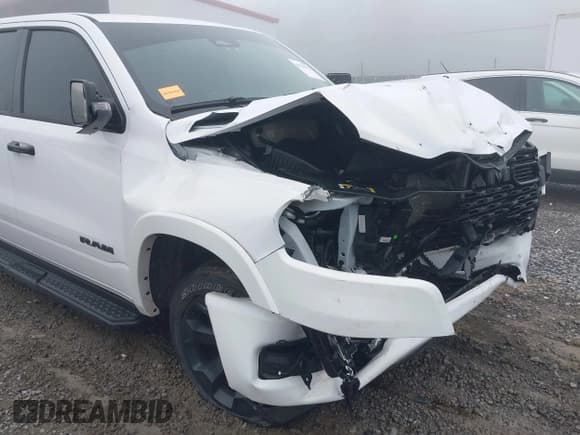 ✅ 2025 Ram 1500 Big Horn • VIN: 1C6SRFMP1SN515398 • Lot: 43378312. Listed on IAAI with 10,802 mi. Free auction sales archive from the USA and detailed vehicle history report at DreamBid. Image 18.