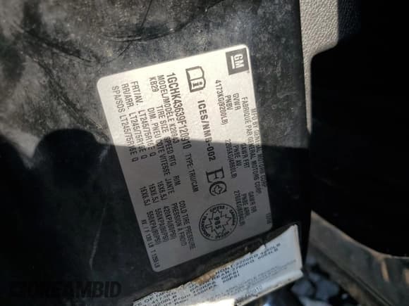 ✅ 2009 Chevrolet Silverado 2500HD Work Truck • VIN: 1GCHK43639F120910 • Lot: 66477695. Wystawiony na Copart z przebiegiem 242 440 mil. Bezpłatny archiwum sprzedaży aukcyjnych z USA i szczegółowy raport historii pojazdu na DreamBid. Zdjęcie 12.