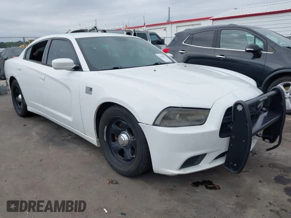 ✅ 2012 Dodge Charger Police • VIN: 2C3CDXAGXCH205223 • Lot: 43244021. Listed on IAAI with 271,891 mi. Free auction sales archive from the USA and detailed vehicle history report at DreamBid. Image 1.
