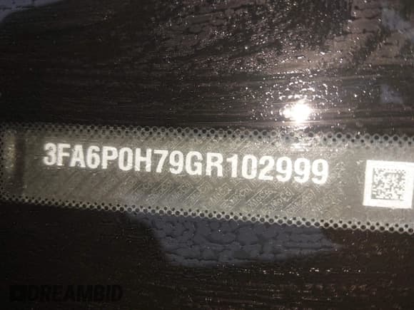 ✅ 2016 Ford Fusion SE • VIN: 3FA6P0H79GR102999 • Lot: 43743664. Listed on IAAI with 132,534 mi. Free auction sales archive from the USA and detailed vehicle history report at DreamBid. Image 19.