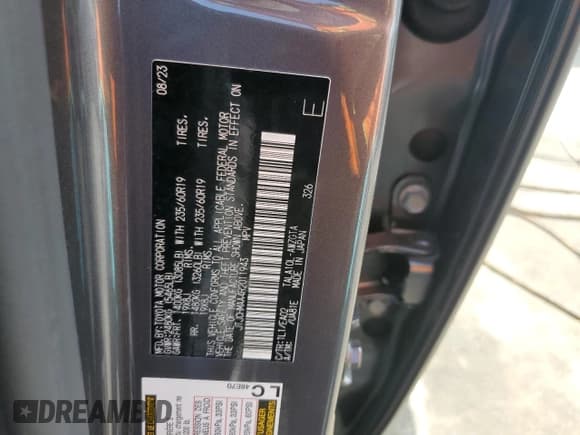 ✅ 2024 Lexus RX 350 • VIN: JTJCHMAA4R2011943 • Lot: 70438785. Wystawiony na Copart z przebiegiem 7 476 mil. Bezpłatny archiwum sprzedaży aukcyjnych z USA i szczegółowy raport historii pojazdu na DreamBid. Zdjęcie 13.