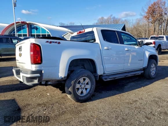 ✅ 2020 Chevrolet Colorado 4WD Work Truck • VIN: 1GCGTBEN5L1232386 • Lot: 93782615. Listed on Copart with 79,579 mi. Free auction sales archive from the USA and detailed vehicle history report at DreamBid. Image 3.