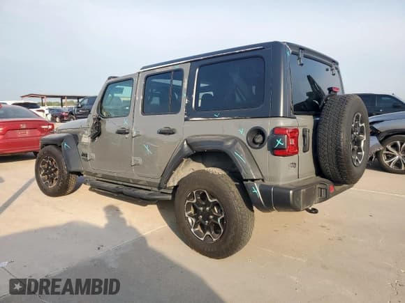 ✅ 2021 Jeep Wrangler Unlimited Willys • VIN: 1C4HJXDN7MW724575 • Lot: 71002215. Listed on Copart with 39,082 mi. Free auction sales archive from the USA and detailed vehicle history report at DreamBid. Image 2.